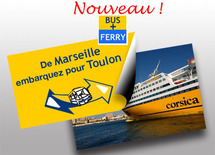 Marseille-Toulon : Corsica Ferries lance Bus + ferry et pousse l'