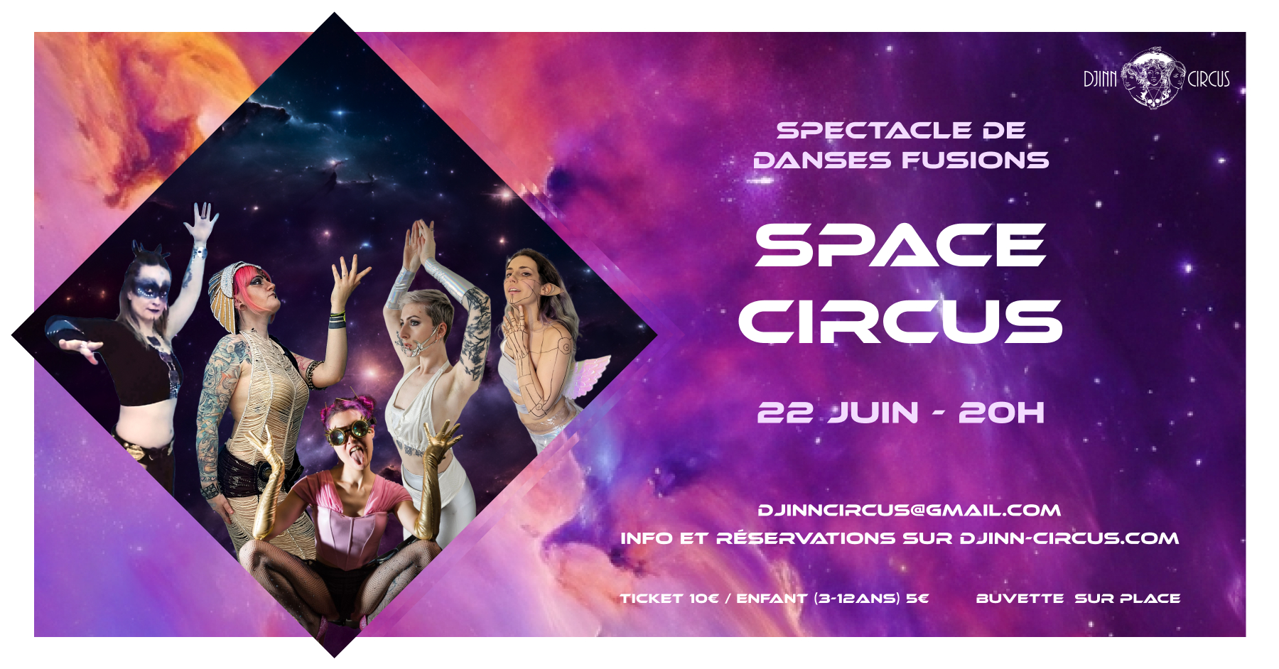Space Circus Show ! Spectacle de danses fusions