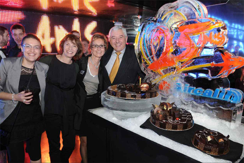 Delphine Bétrémieux (Assistante des ventes), Jahida Majorel (Directrice de Nouvelle-Calédonie Tourisme Point Sud), Carole Bednarek (Directrice Commerciale Marketing France/Europe) et Michel Régi (Directeur Commercial Hémisphère Nord)