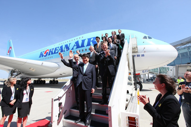 Korean Air a pris livraison de son 1er A380