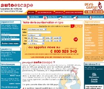 Auto Escape : le site Internet fait peau neuve