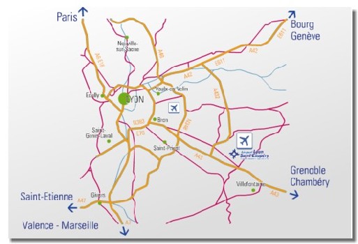 Lyon-Saint Exupéry : perturbations d'accès sur l’A42 dès ce lundi