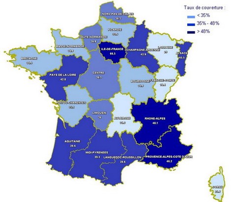 taux de couverture actuel des agences du Groupe Nouvelles Frontières