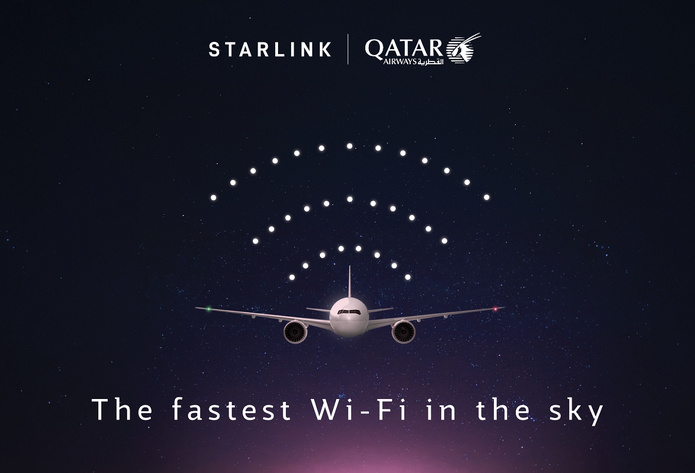 ©Qatar Airways / Starlink