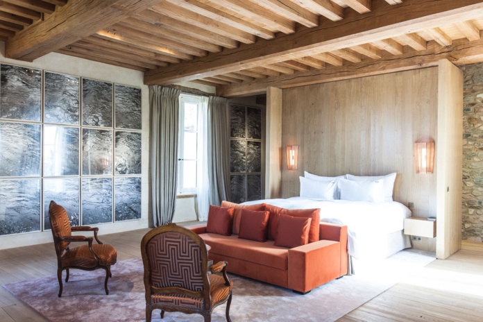 Une chambre du Domaine des Etangs (Photo Olivier Löser/Auberge Resorts Collection)