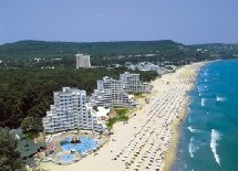 la station d'Albena et sa plage