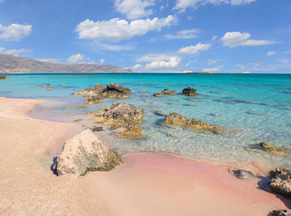 La plage d'Elafonisi, une des plus belles plages du monde