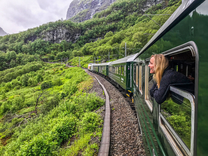 Travelling with train Flåm - © Visit Norway
