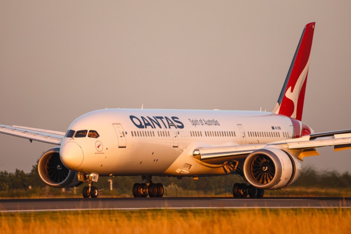 Les liaisons entre Paris et Perth s'effectuent à bord d'un Boeing 787-9 Dreamliner. ©Qantas