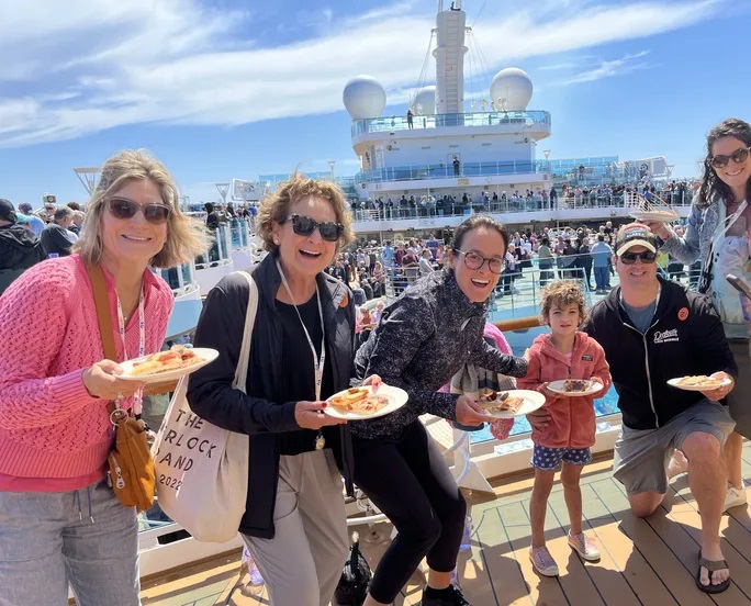 Guiness World Records pizza : l'évènement s’est déroulé sur les navires Princess, partout dans le monde @Princess Cruises