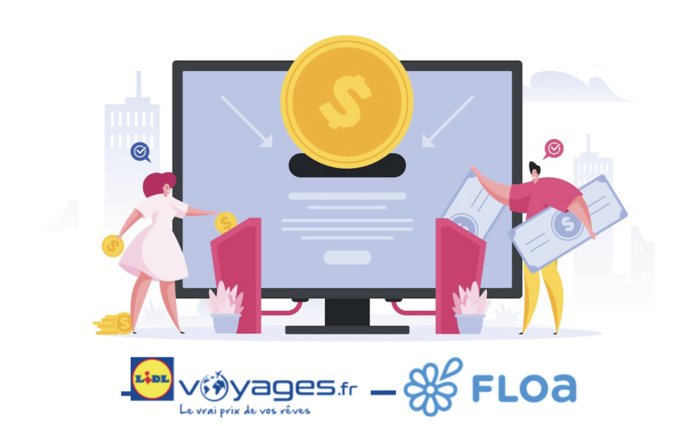 Lidl Voyages s'associe à FLOA pour offrir un paiement en plusieurs fois - Lidl Voyage et Depositphotos @vectorstudi Montage AB