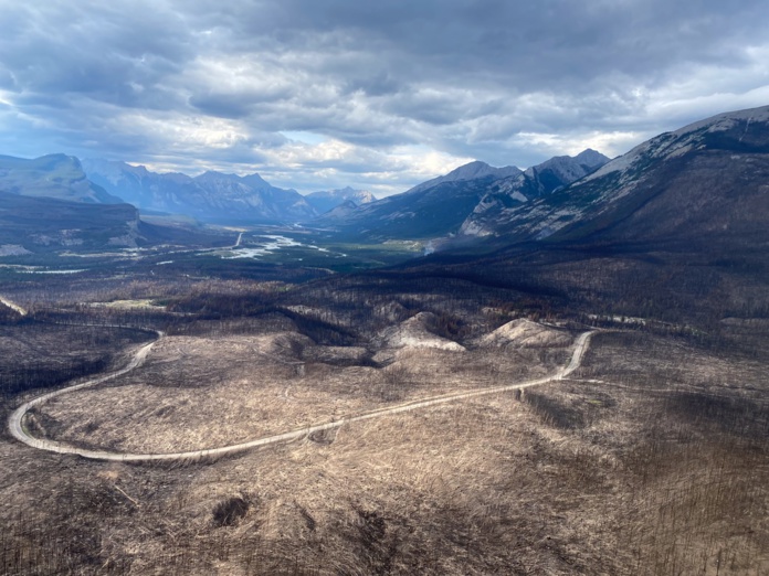 Incendie Canada - Photo Parc National Jasper Facebook