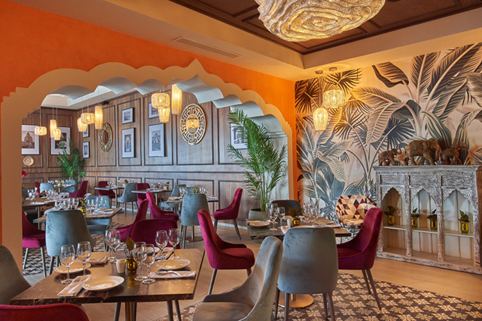 Thali, le restaurant de cuisine indienne dans l’espace gastronomique Las Olas Beach House © Bahia Principe Hotels & Resorts