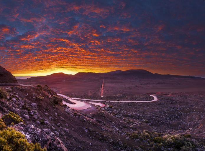 Plaine des Sables au coucher du soleil © IRT