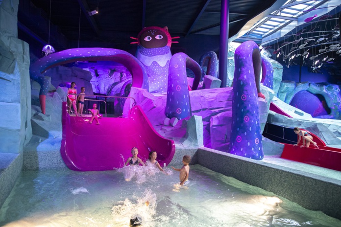 L'espace enfants, baptisé la Faille de Kraki du nom de la mascotte de l'Aquascope, pieuvre extraterrestre. @futuroscope