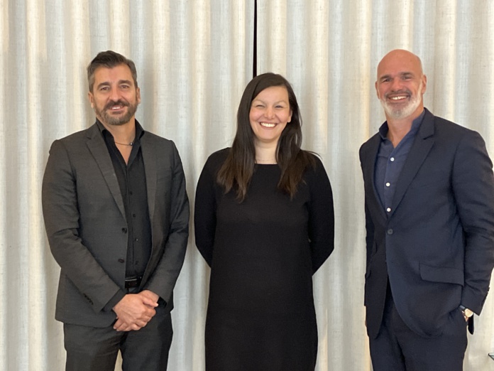 Pascal Boyer, directeur commercial, Naïma Mehdaoui, responsable de Signature d'Exception et Alexandre Espitalier Noël, directeur général. DR: TB