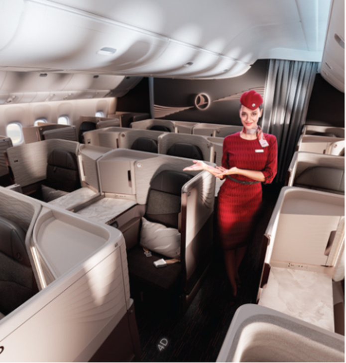 La Crystal Business Class marque "une nouvelle ère pour les passagers d'affaires" (© Turkish Airlines)