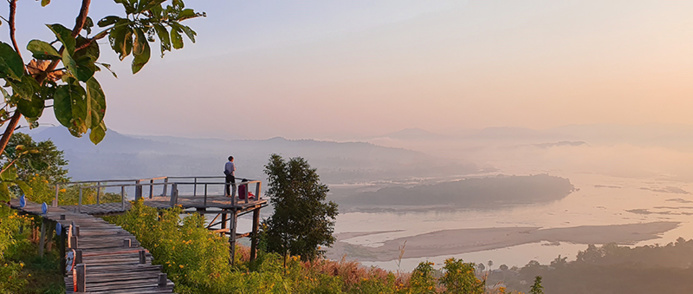 Nord-est, province de Loei : balcon sur le Mekong et le Laos. @ Easia Travel