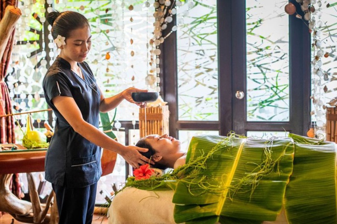 Les produits utilisés au Spa sont de la marque française Thalgo qui utilise les bienfaits de l'eau de mer (©Sun Siyam Resorts)