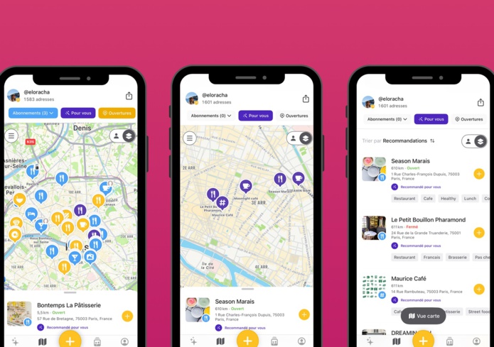 Mapstr veut faire matcher les utilisateurs avec des lieux  - DR