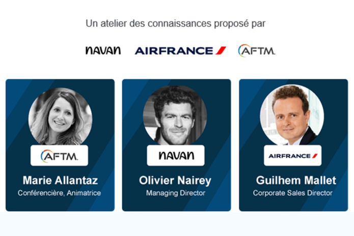 Marie Allantaz a animé un atelier « NDC : Mythe ou réalité : Air France et Navan font le bilan » mardi 5 novembre 2024. @capture d'écran aftm