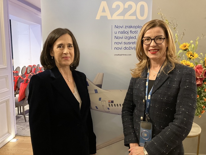 Robertina Majstrovic, directrice France de Croatia Airlines et Daniela Mihalic Durica, directrice de l'office national croate de tourisme à Paris. @TB