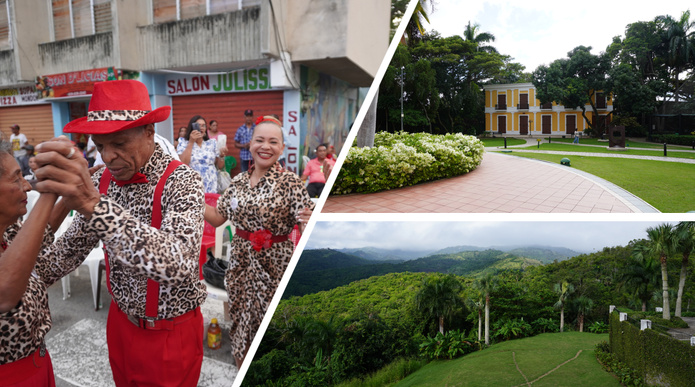 A Santiago de los Caballeros : la danse, le centre culturel León et les montagnes avoisinantes - Photo : C.Hardin