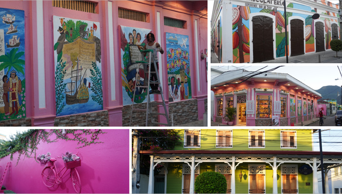 Les façades colorées de Puerto Plata - Photo C.Hardin