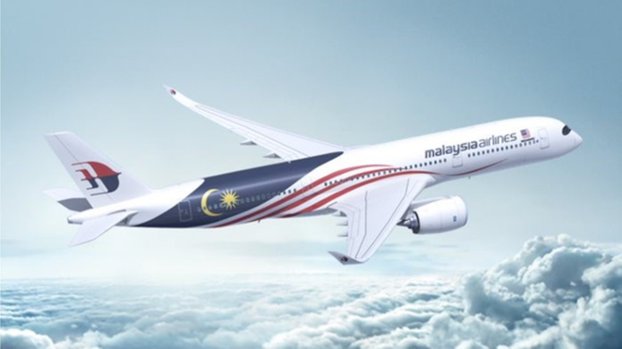 L'A350-900 de Malaysia Airlines - Crédit : Malaysia Airlines