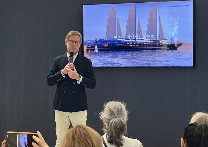 Sébastien Bazin à l'ILTM à Cannes a partagé sa vision sur l'industrie touristique (@PB)