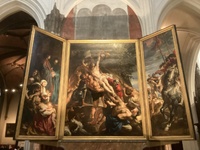 La cathédrale d'Anvers abrite notamment des triptyques de Rubens - Photo J.-P.C.