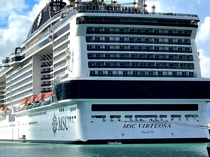 Le MSC Virtuosa a été positionné pour la première fois cet hiver aux Antilles @LG