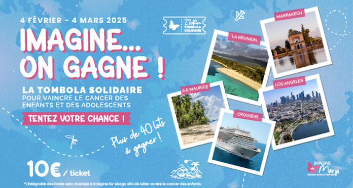 UI France soutient la tombola solidaire « Imagine… on gagne ! » organisée par Imagine for Margo - TUI France