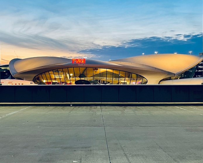 Hôtel TWA au Terminal 5 JFK : Un "must see". Photo : C.Hardin