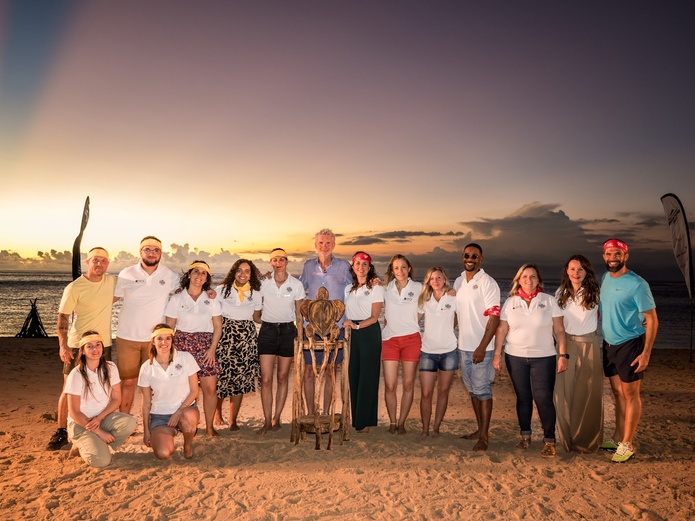 12 agents de voyages accompagnés de Thibault et Jacques, vainqueur et finaliste de Koh Lanta 2024, ont participé à la Beachcomber Aventure, du 5 au 11 février 2025 à l’Île Maurice. @beachcomber/iproduction