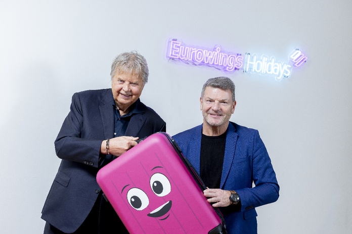 Karlheinz Kögel et Jens Bischof PDG d'Eurowings. La compagnie a l'ambition de devenir l'un des 10 premiers tour-opérateurs allemands - Photo Eurowings