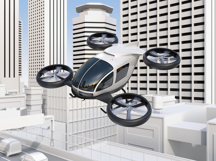 Taxis volants : Volocopter dépose le bilan mais poursuit ses projets (image non contractuelle) - Photo : Depositphotos.com @chesky_w