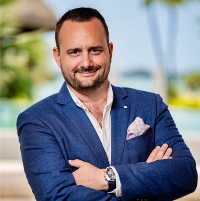 Frédéric de Marcy Chelin, nouveau directeur général du Shangri-La Le Touessrok, Mauritius - Photo Le Touessrok