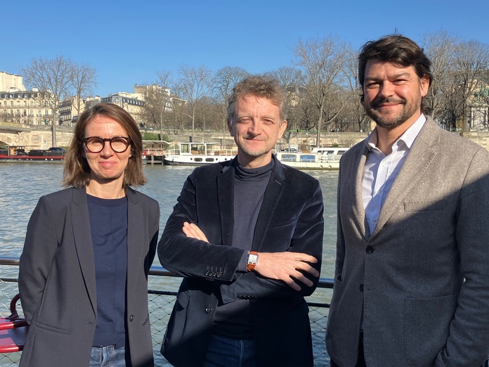 Grégory Sion (DG), entouré de Stéphanie Giniès (directrice marketing et digital) et d'Alexis Boudrand (directeur développement) - Photo : T.Beaurepère