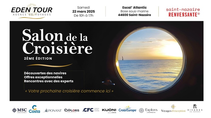 Pas moins de dix opérateurs attendus au salon de la croisière d’Eden Tour