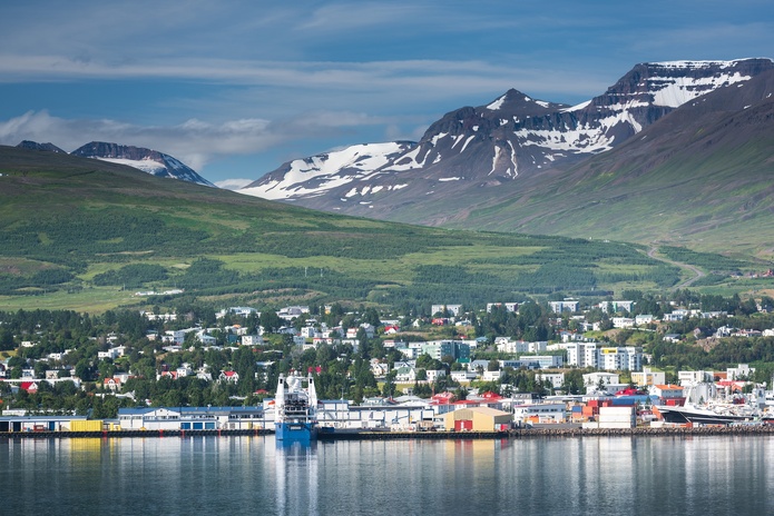 Croisières en Islande : il y aura moins d'escales cette année à Akuyeri, la "capitale du Nord" de l'Islande. @DepositPhotos.Com - surangastock