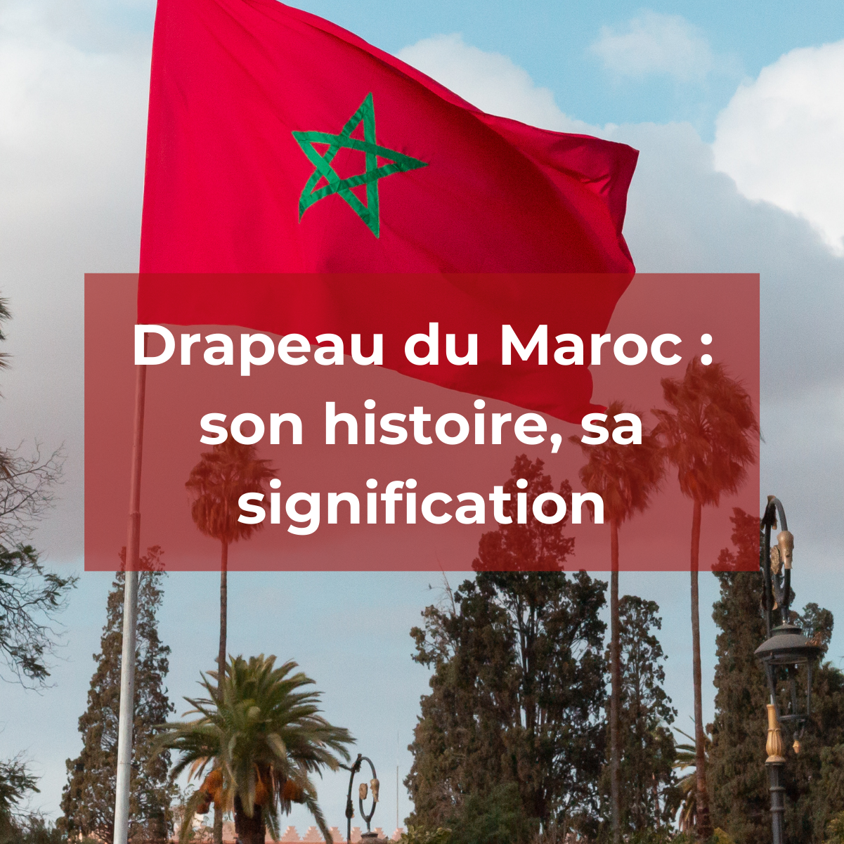 Comment dessiner le drapeau marocain 
