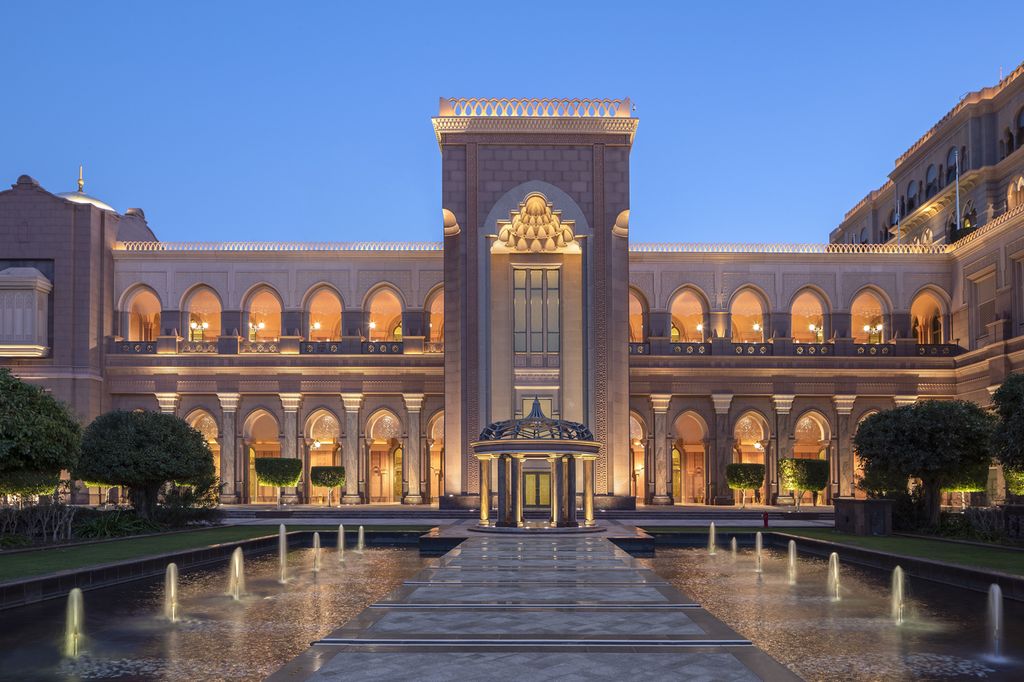 Vue extérieure du Emirates Palace Mandarin Oriental, Abu Dhabi (@Mandarin oriental)