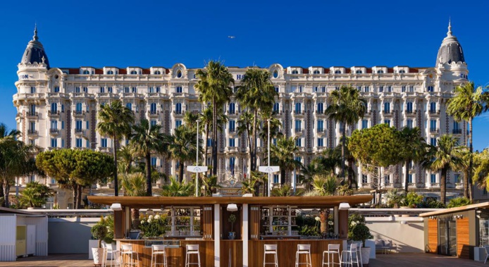 Depuis sa récente rénovation, Carlton Cannes est passé sous l'enseigne de luxe Regent © Romeo Balancourt