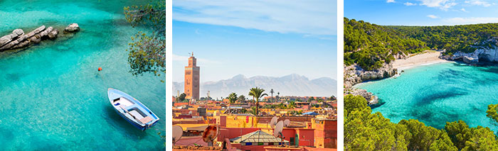 Majorque, Marrakech et Minorque © Shutterstock