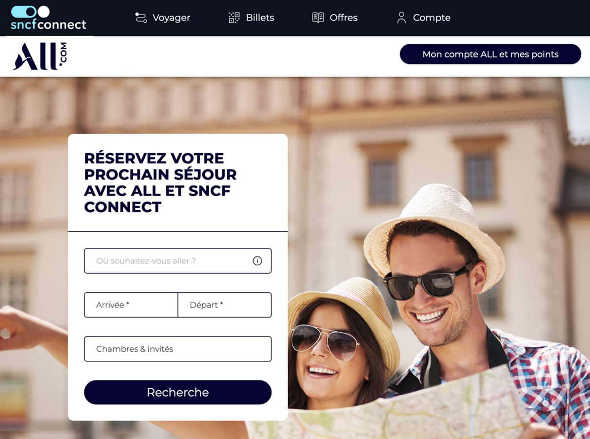 SNCF Connect et All : Pas question de packager les offres train + hôtel - DR