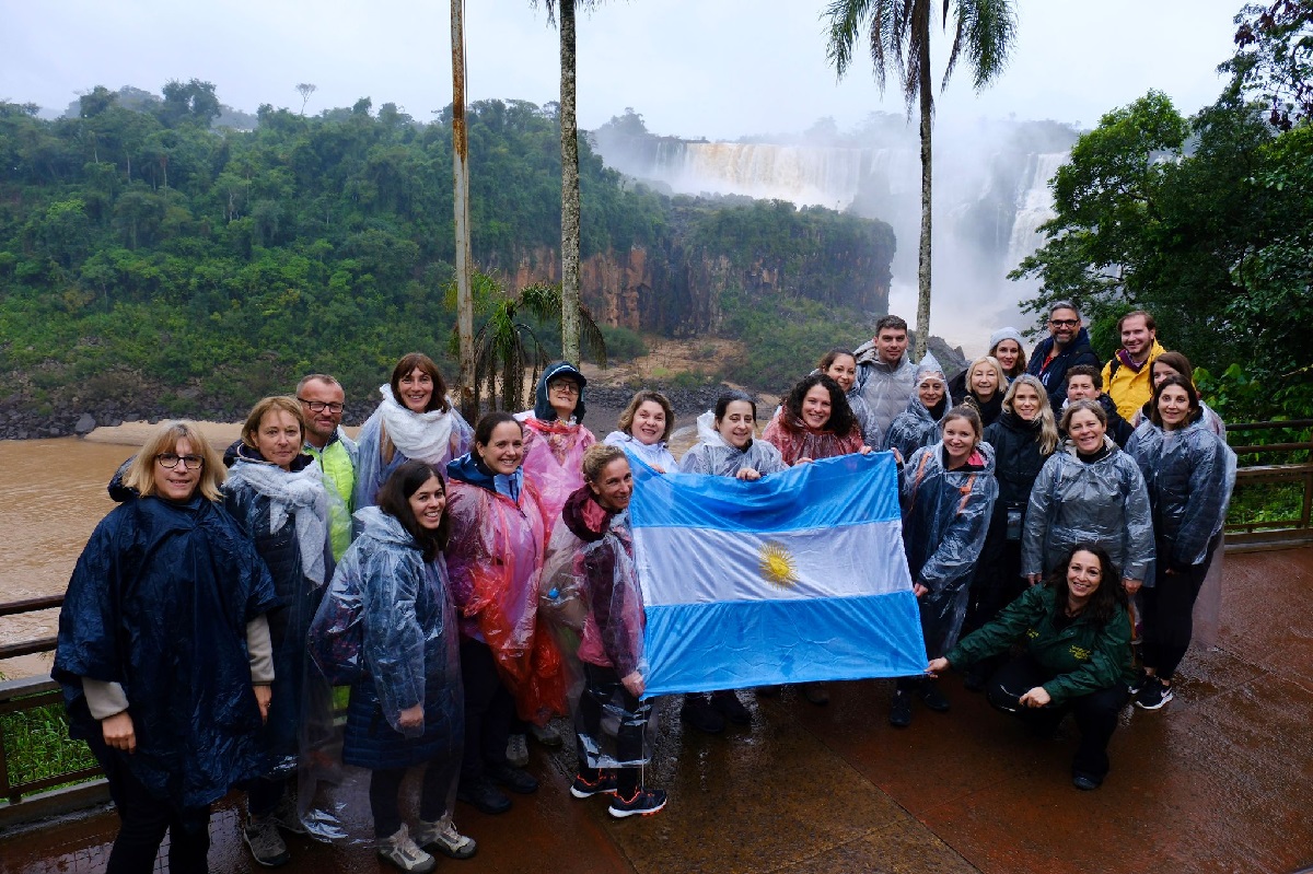 Les participants de l'Odyssée Nouvelles Frontières à Iguazu - Photo TUI France Camille LEMIALE