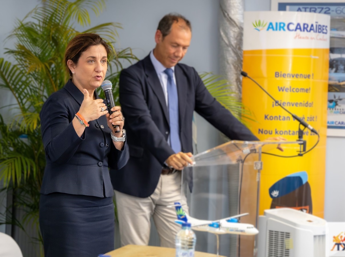 Air Caraïbes : "nous voulons éviter toute distorsion de concurrence" selon Christine Ourmières-Widener - Crédit photo : Compte Linkedin Air Caraïbes