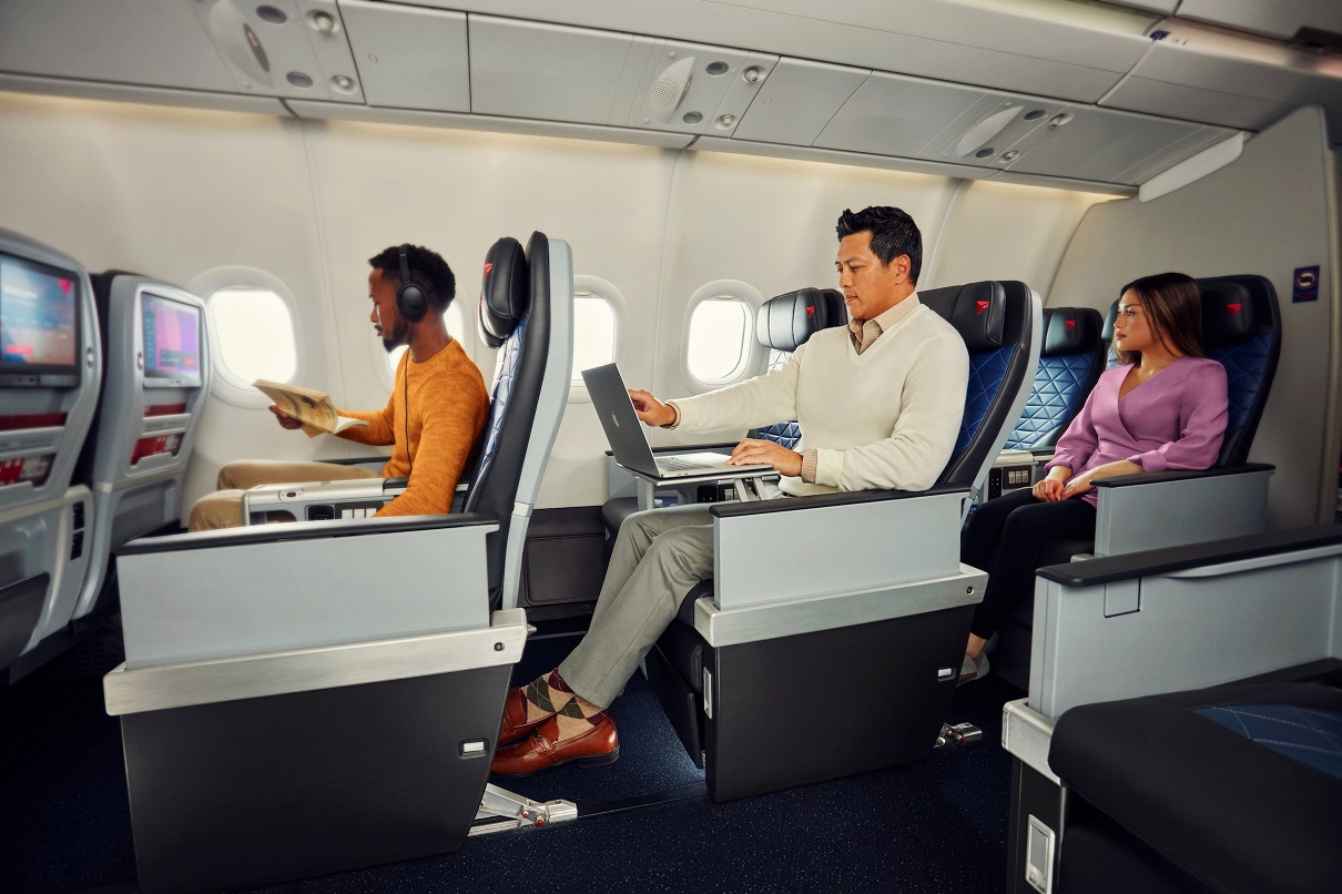 Delta unveils its new premium cabins