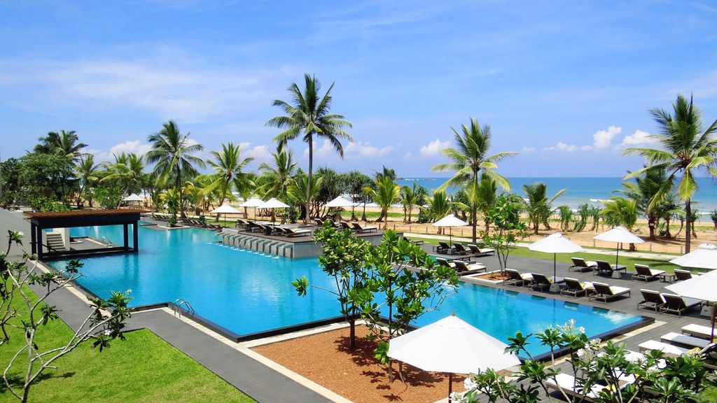 Le décor paradisiaque du NH Bentota Ceysands Resort (©Minor Hotels)